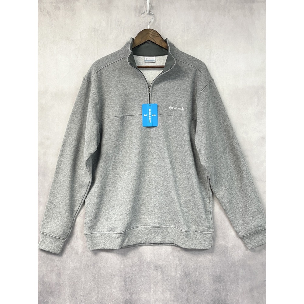 Columbia Mens Hart Mountain II Half Zip Fleece Top Size L Fleece Sweatshirt Gorp
